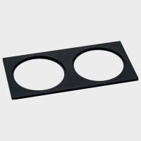 Рамка на 2 светильника Italline IT06-6016 IT06-6016 black FR2 фото