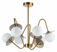 Люстра на штанге Indigo Jazz 11020/6R Brass фото