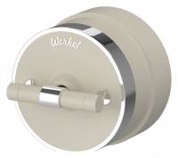 Выключатель одноклавишный с корпусом Werkel Vintage слоновая кость, хром W5812055 фото