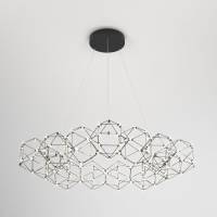 Подвесная люстра Eurosvet Uma 90169/15 черный жемчуг фото