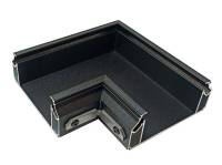 Соединитель угловой L-образный встраиваемый Denkirs Flod DK5851-BK фото