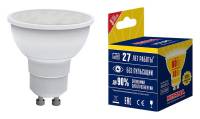 Лампа светодиодная Volpe  GU10 10Вт 3000K LED-JCDR-10W/WW/GU10/NR картон фото
