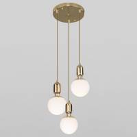 Подвесной светильник Eurosvet Bubble 50151/3 золото фото