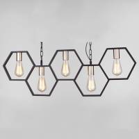 Подвесной светильник Eurosvet Arnia 70117/5 черный фото