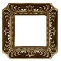 фото рамка одинарная fede toscana siena цвет:	светлая бронза/palace