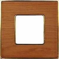 фото рамка одинарная fede vintage wood цвет:		вишня-светлое золото