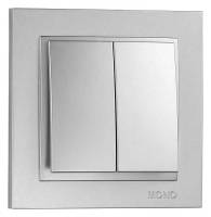 Выключатель двухклавишный Mono Electric Despina 102-212125-102 фото