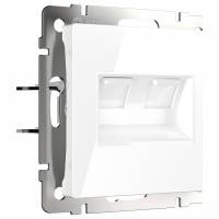 Розетка двойная Ethernet RJ-45 без рамки Werkel W118 1 W1181101 фото