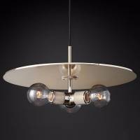 Подвесной светильник Imperiumloft Rh Utilitaire Disk Triple Pendant 40.2341 фото