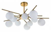 Люстра на штанге Escada Sphere 642/10P Brass фото