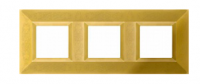 фото рамка 3-поста fede granada цвет:	светлое золото