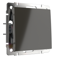 WL07-SW-1G-2W/Выключатель одноклавишный проходной (серо-коричневый) фото