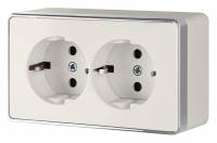 Розетка двойная с заземлением Werkel Gallant (слоновая кость) W5072103 Gallant (слоновая кость) фото