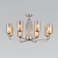 Люстра на штанге Eurosvet Defi 60138/8 золото перламутровое фото