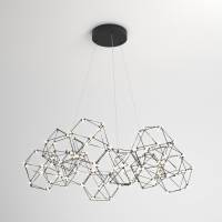 Подвесная люстра Eurosvet Uma 90169/12 черный жемчуг фото