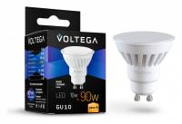 Лампа светодиодная Voltega Ceramics GU10 10Вт 2800K VG1-S1GU10warm10W-C фото