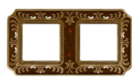 фото рамка 2-поста fede toscana siena цвет:	светлая бронза/palace