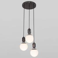 Подвесной светильник Eurosvet Bubble 50151/3 черный жемчуг фото