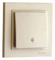 Выключатель проходной одноклавишный Mono Electric Despina 102-170025-109 фото