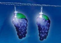 Гирлянда с насадками Uniel ULD-S0400 ULD-S0400-010/STB/2AA WHITE IP20 GRAPES