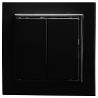 Выключатель двухклавишный Stekker Эрна 39473 фото