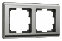 Рамка на 2 поста Werkel Metallic W0021602 фото