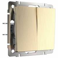 Выключатель двухклавишный без рамки Werkel W112 2 W1120010 фото