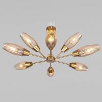 Люстра на штанге Eurosvet Thalia 60140/9 золото фото