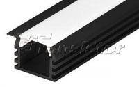 Профиль встраиваемый Arlight PDS-F-2000 ANOD Black 017642