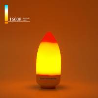 Лампа светодиодная Elektrostandard Лампа пламя E14 3Вт 1600K BLE1436 фото