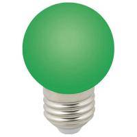 Лампа светодиодная Volpe Sky E27 1Вт K LED-G45-1W/GREEN/E27/FR/С