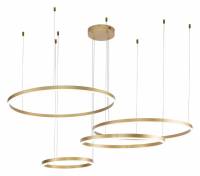 Подвесной светильник Indigo Galass 14001/4P Gold фото