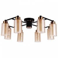 Потолочная люстра Arte Lamp Leo A7027PL-8BK фото