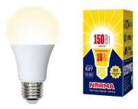 Лампа светодиодная Volpe  E27 16Вт 3000K LED-A60-16W/WW/E27/FR/NR картон фото