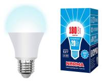 Лампа светодиодная Volpe  E27 20Вт 4000K LED-A65-20W/NW/E27/FR/NR картон фото