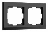 Рамка на 2 поста Werkel черный W0021808 фото