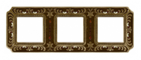 фото рамка 3-поста fede toscana siena цвет: 		светлая бронза/palace