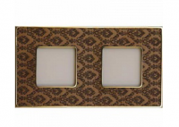 фото рамка 2-поста fede vintage tapestry цвет:		коричневый гобелен