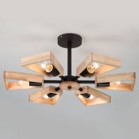 Потолочная люстра Eurosvet 70056 70056/6 черный фото