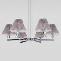 Подвесная люстра Eurosvet Peony 60136/6 хром/серый фото