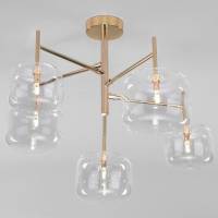 Люстра на штанге Eurosvet Jar 70128/5 золото фото