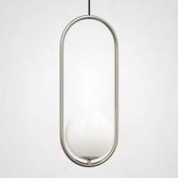 Подвесной светильник Imperiumloft Matthew Mccormick Hoop Silver Mila Pendant HOOP-B01 фото