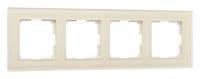 Рамка на 4 поста Werkel Favorit молочный W0041141 фото