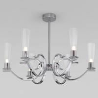 Люстра на штанге Eurosvet Rosher 60141/6 хром фото