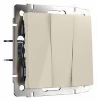 Клавиши для выключателя трехклавишного Werkel слоновая кость W1130003 фото