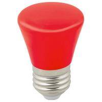 Лампа светодиодная Volpe D?cor Color E27 1Вт K LED-D45-1W/RED/E27/FR/С BELL
