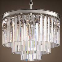 Подвесная люстра Imperiumloft Rh 1920S Odeon Clear Glass Fringe 40.1539 фото