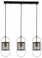 Подвесной светильник Indigo Via 10009/3P Black фото