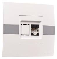 Розетка Ethernet RJ-45 Mono Electric Eсо 101-010104-125 фото