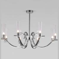 Люстра на штанге Eurosvet Rosher 60141/8 хром фото